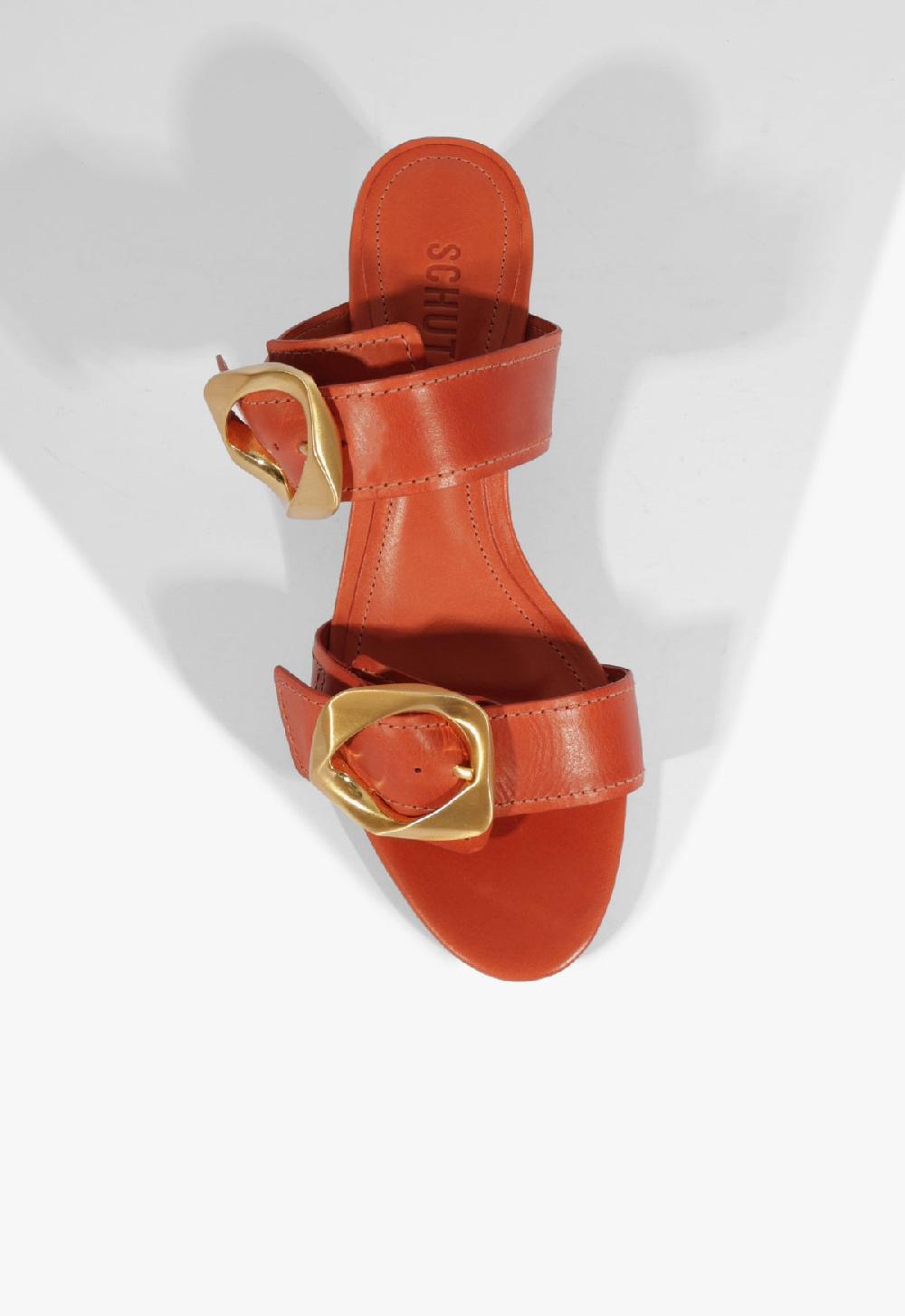 Schutz Olga Leather Sandal