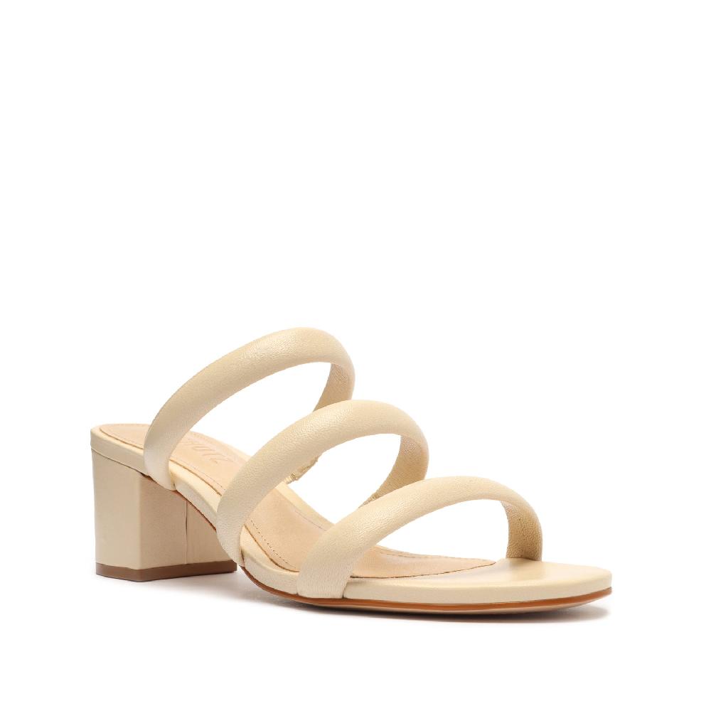 Schutz Olly Mid Block Nappa Leather Sandal