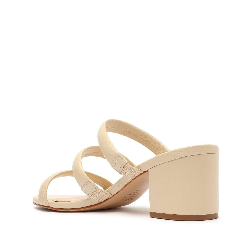 Schutz Olly Mid Block Nappa Leather Sandal