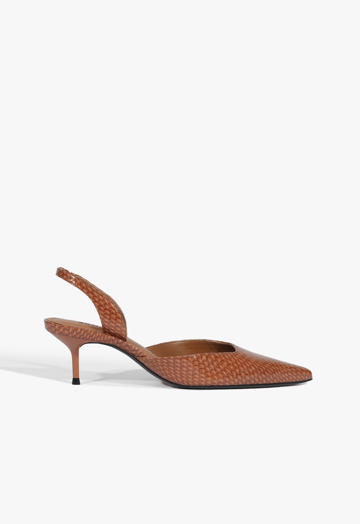 schutz Paola Mid Leather Pump