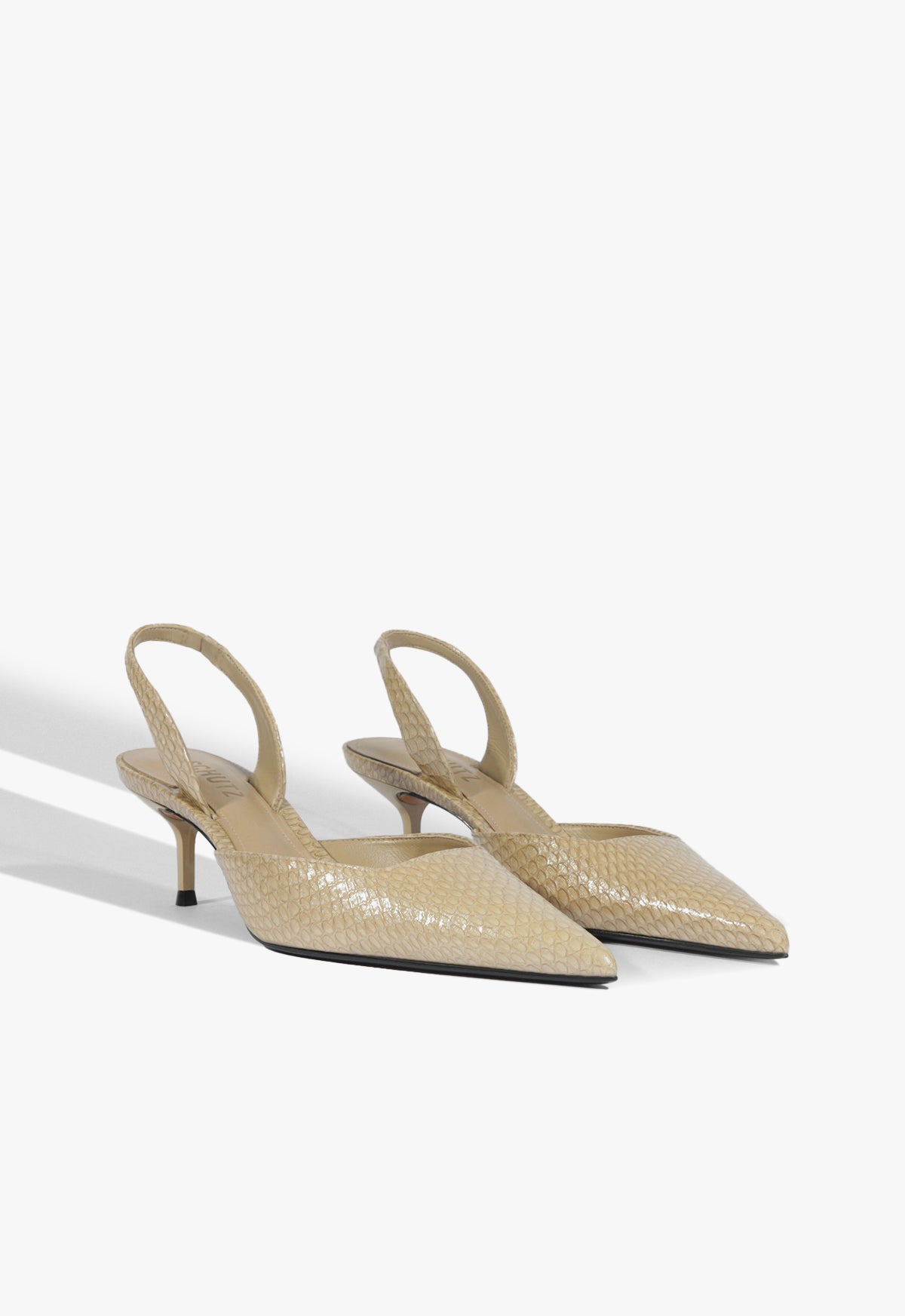 Schutz Paola Mid Leather Pump