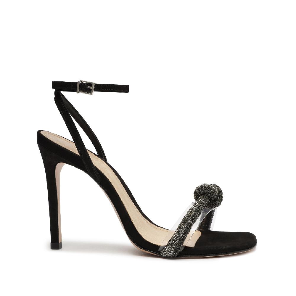 schutz Peaky Nubuck & Vinyl Sandal