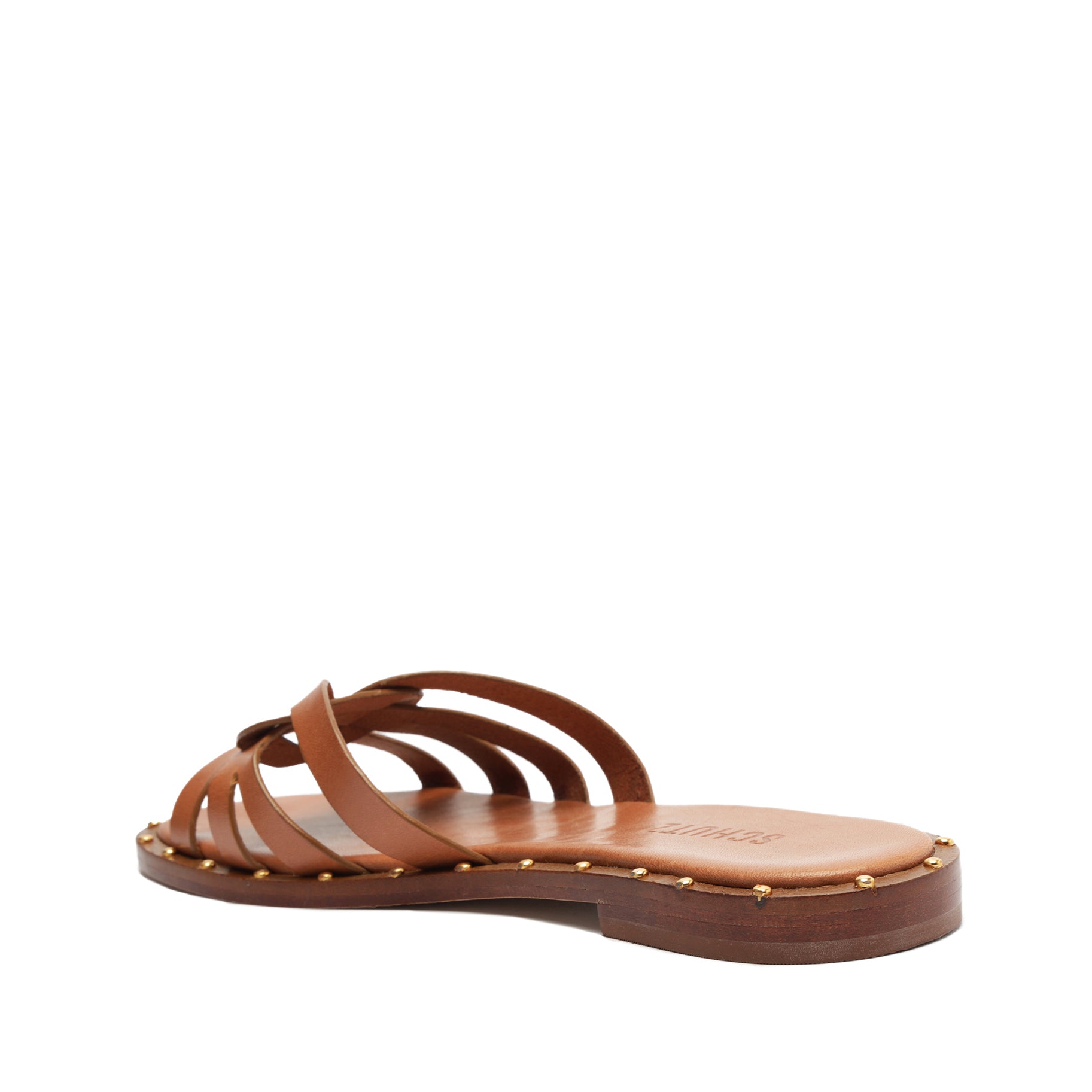 Schutz Phoenix Flat Leather Sandal