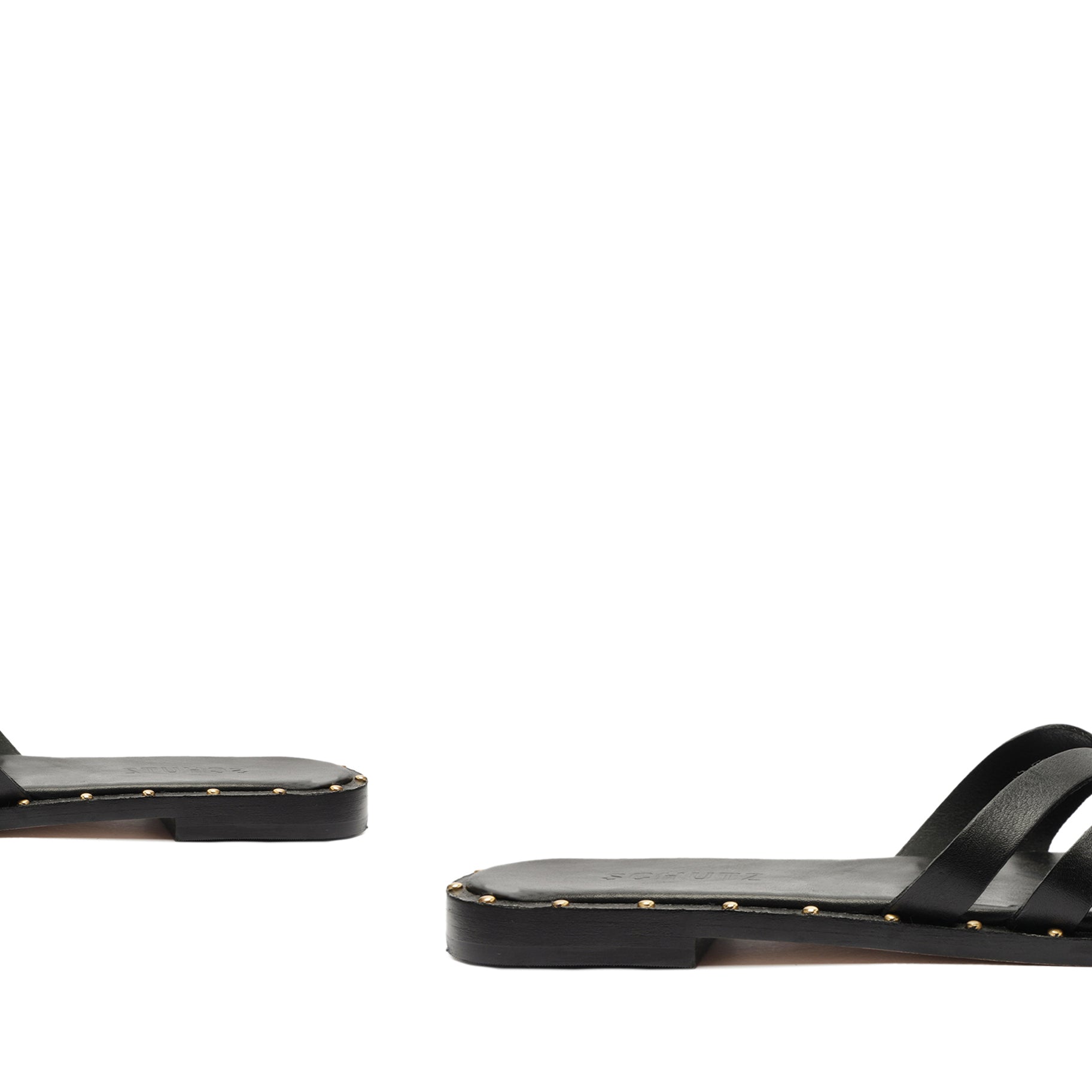 Schutz Phoenix Flat Leather Sandal