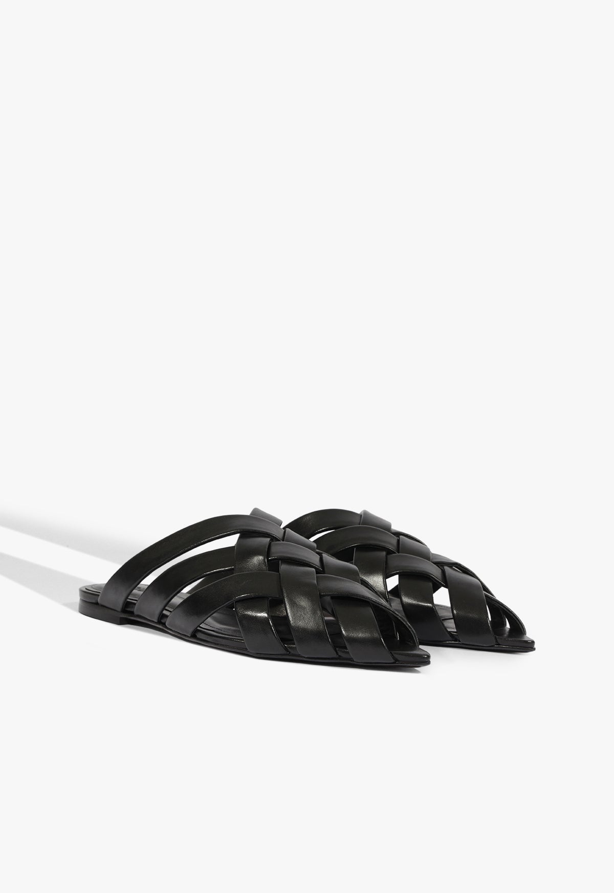 Schutz Pietra Leather Flat