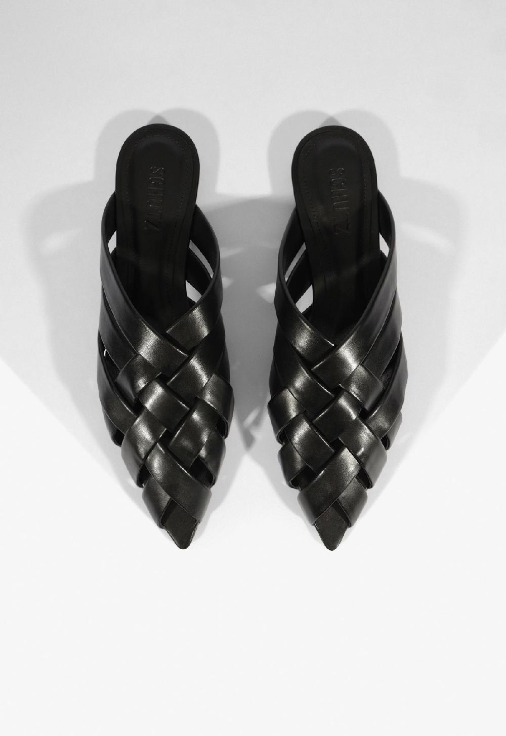 Schutz Pietra Leather Flat