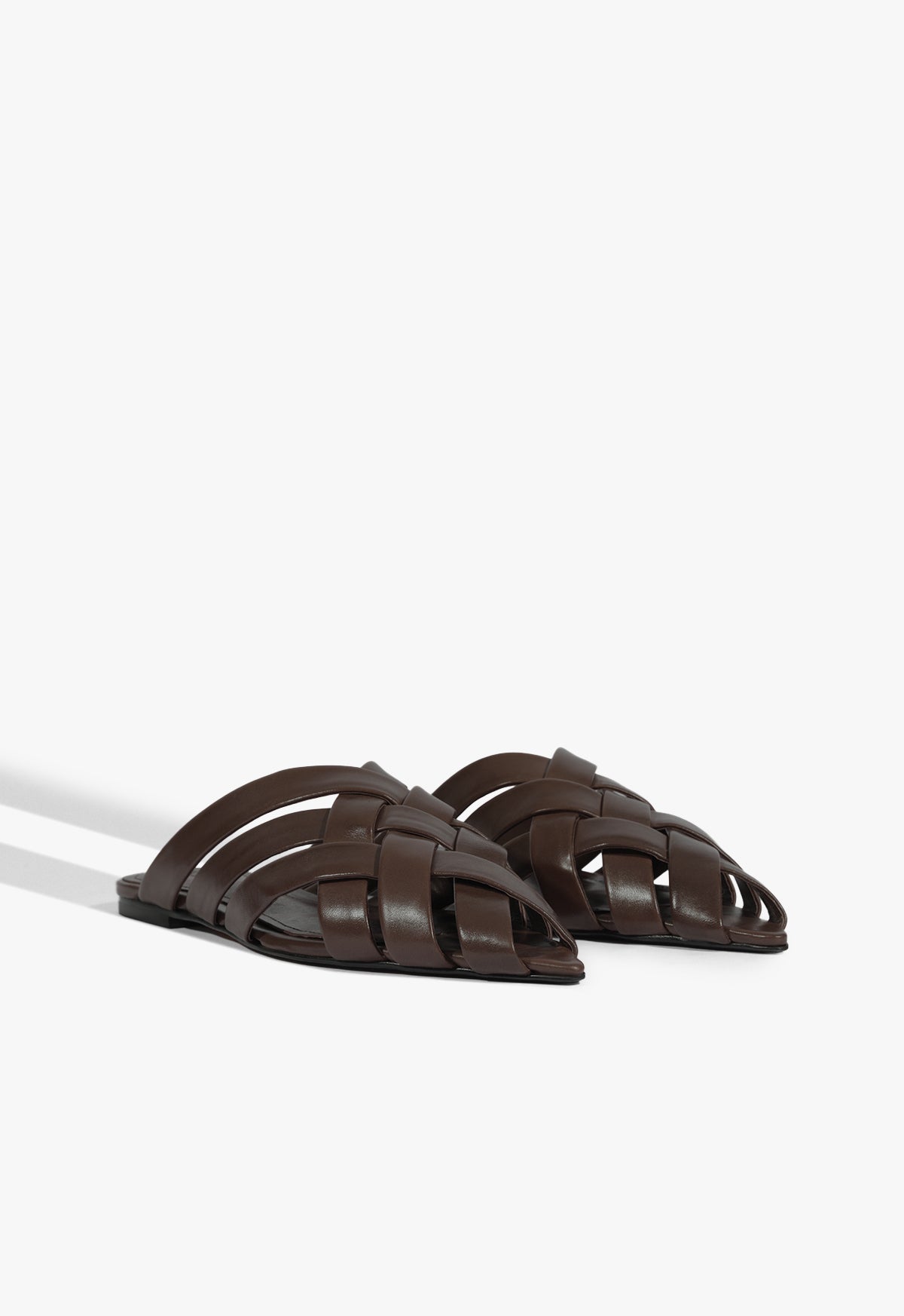 Schutz Pietra Leather Flat