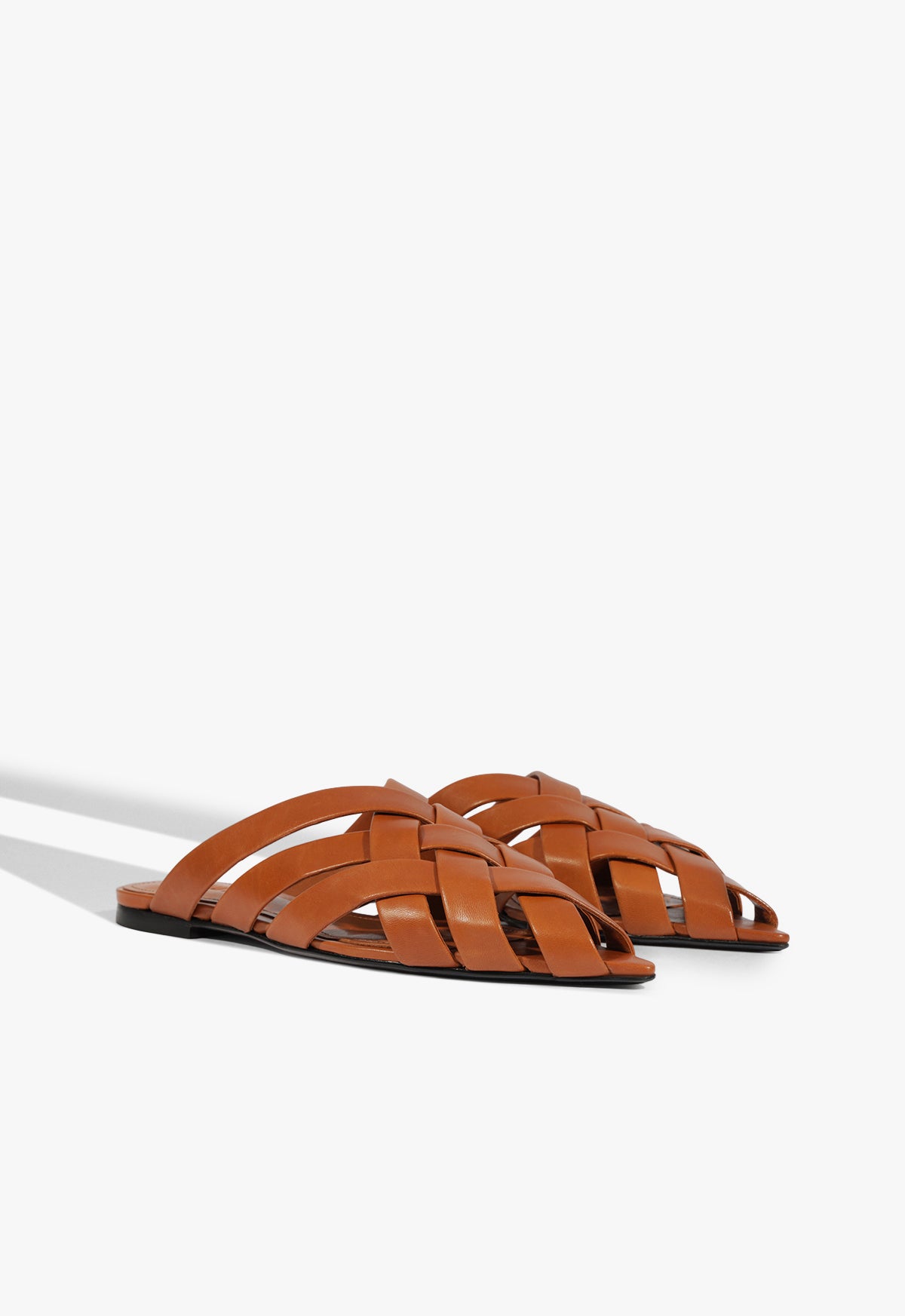 Schutz Pietra Leather Flat