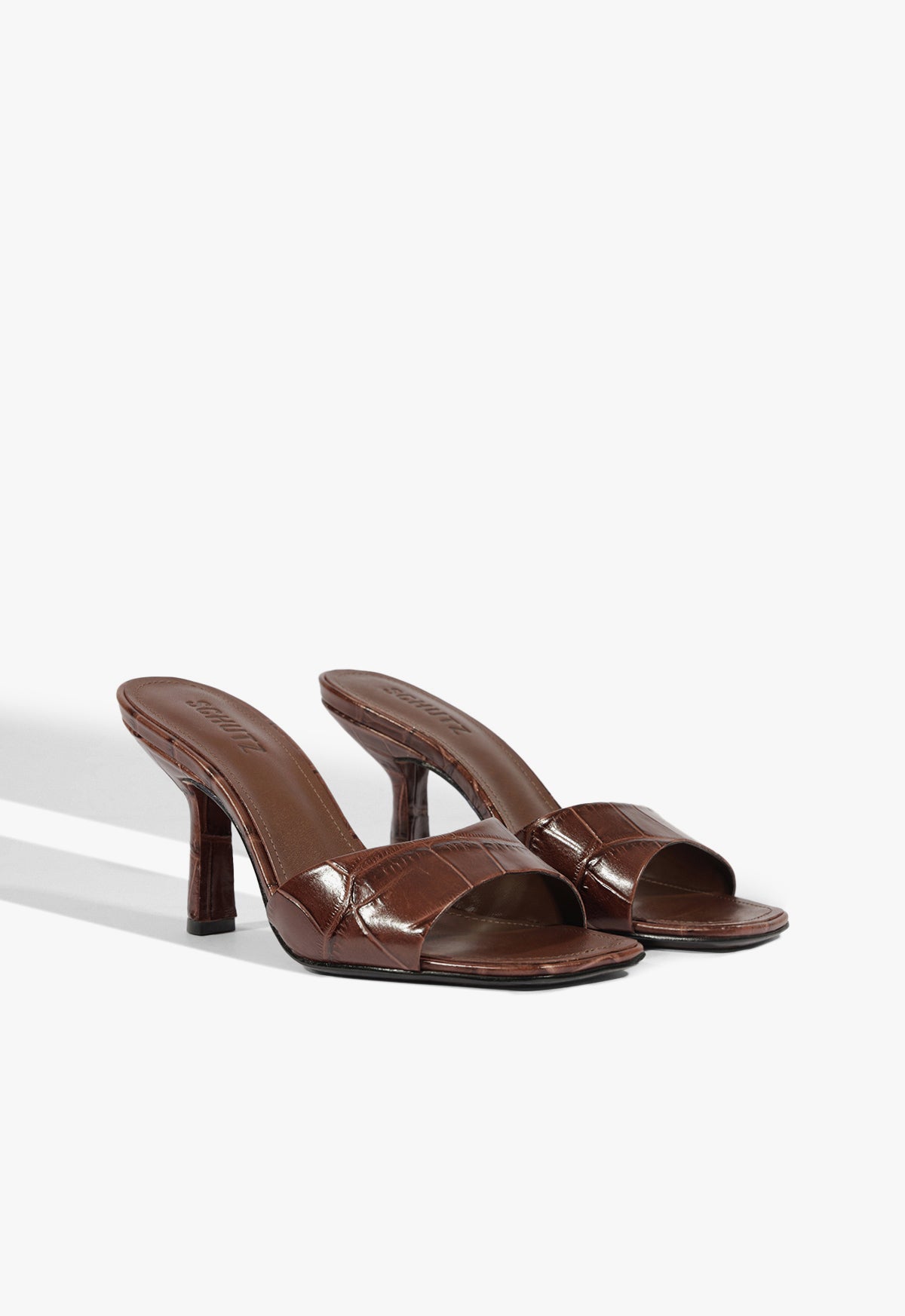 Schutz Posseni Croc Sandal