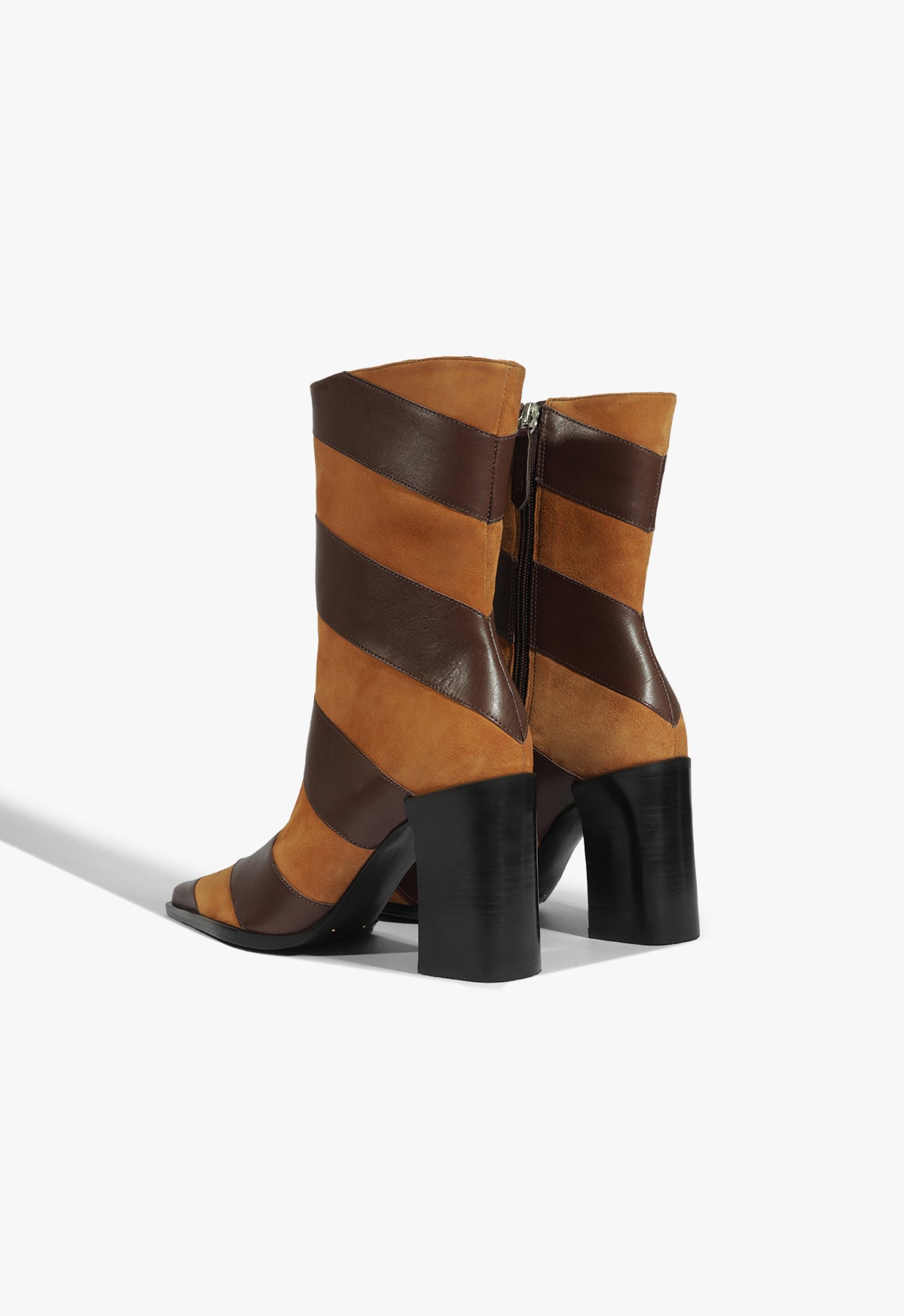 Schutz Raffaela Chevron Leather Boot