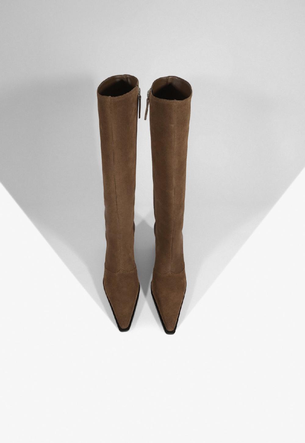 Schutz Raffaela Up Mid Suede Boot