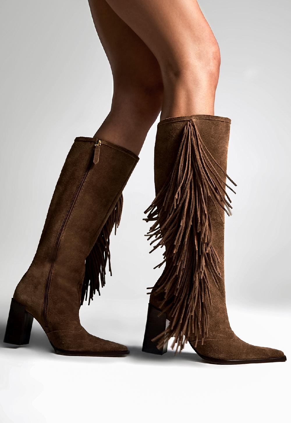 Schutz Raffaela Up West Suede Boot