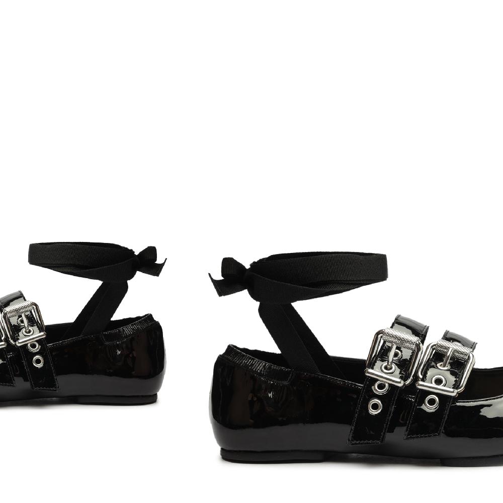 Schutz Raika Patent Leather Flat