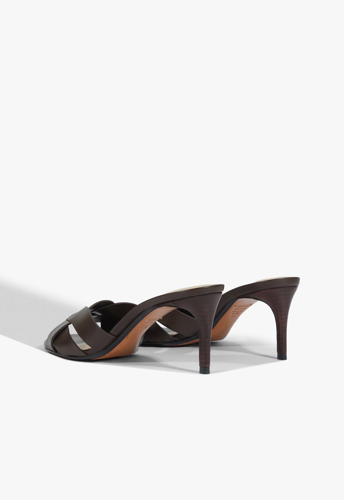 Schutz Renata Mule Leather Sandal