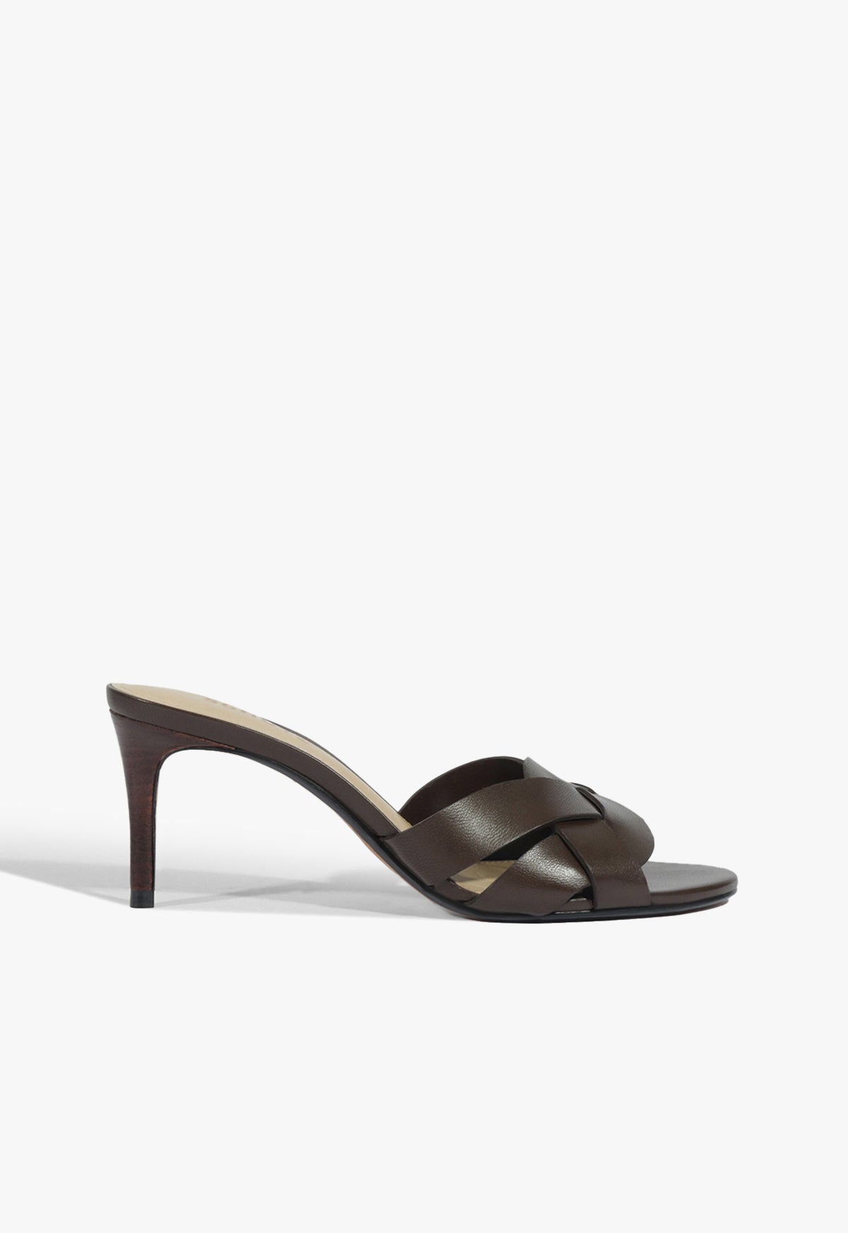 schutz Renata Mule Leather Sandal