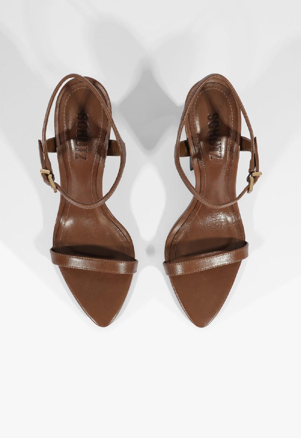 Schutz Rosalie Leather Sandal