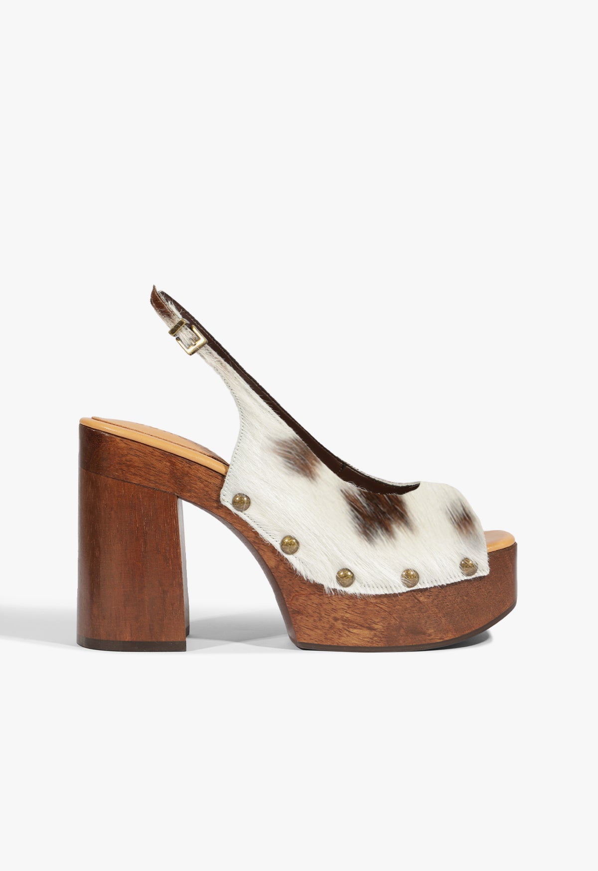 schutz Rose Sling Calf Hair Sandal