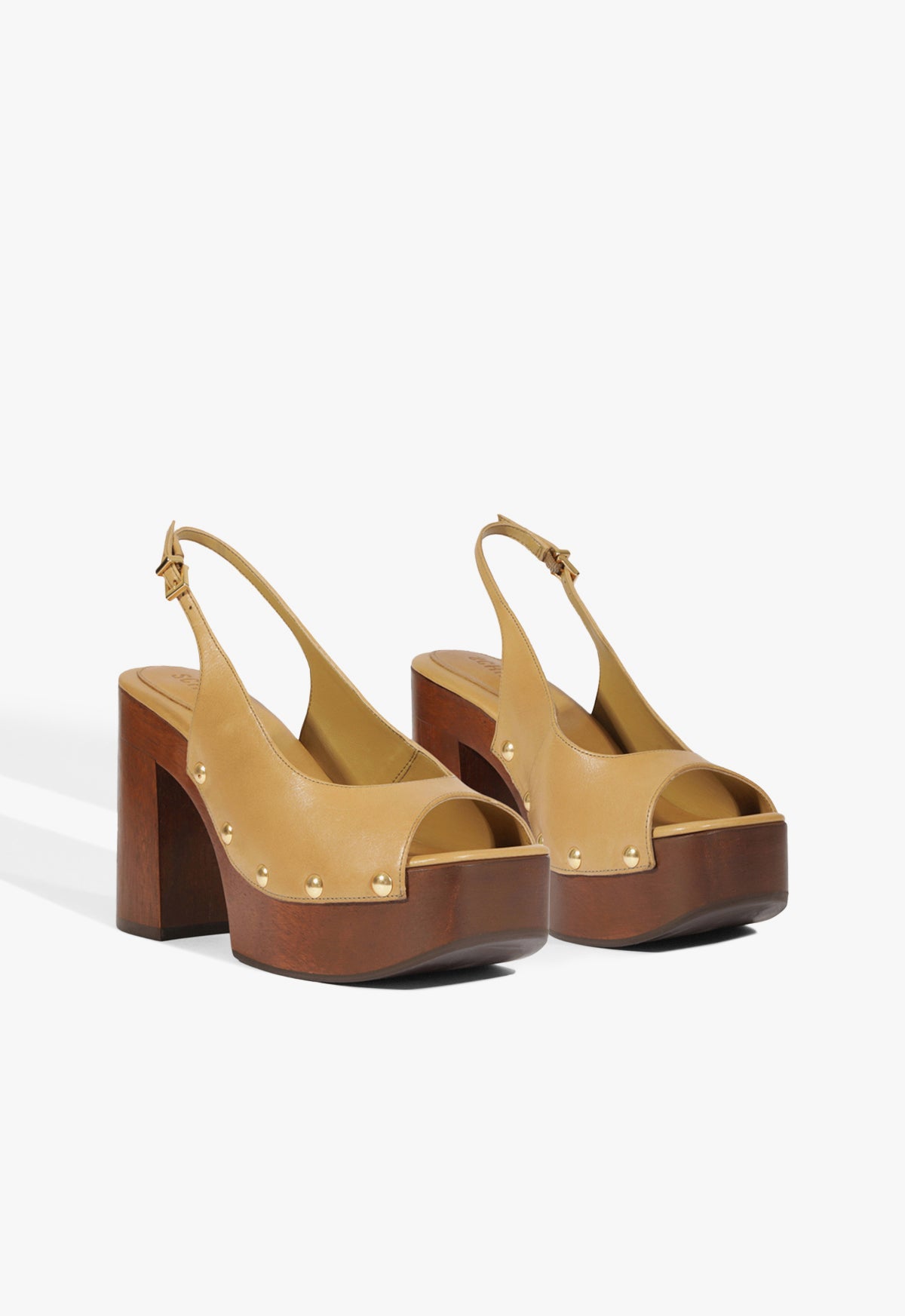 Schutz Rose Sling Leather Sandal