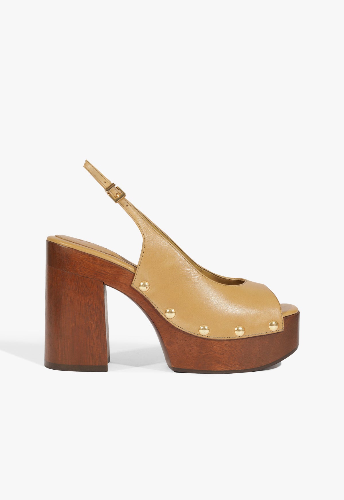 schutz Rose Sling Leather Sandal