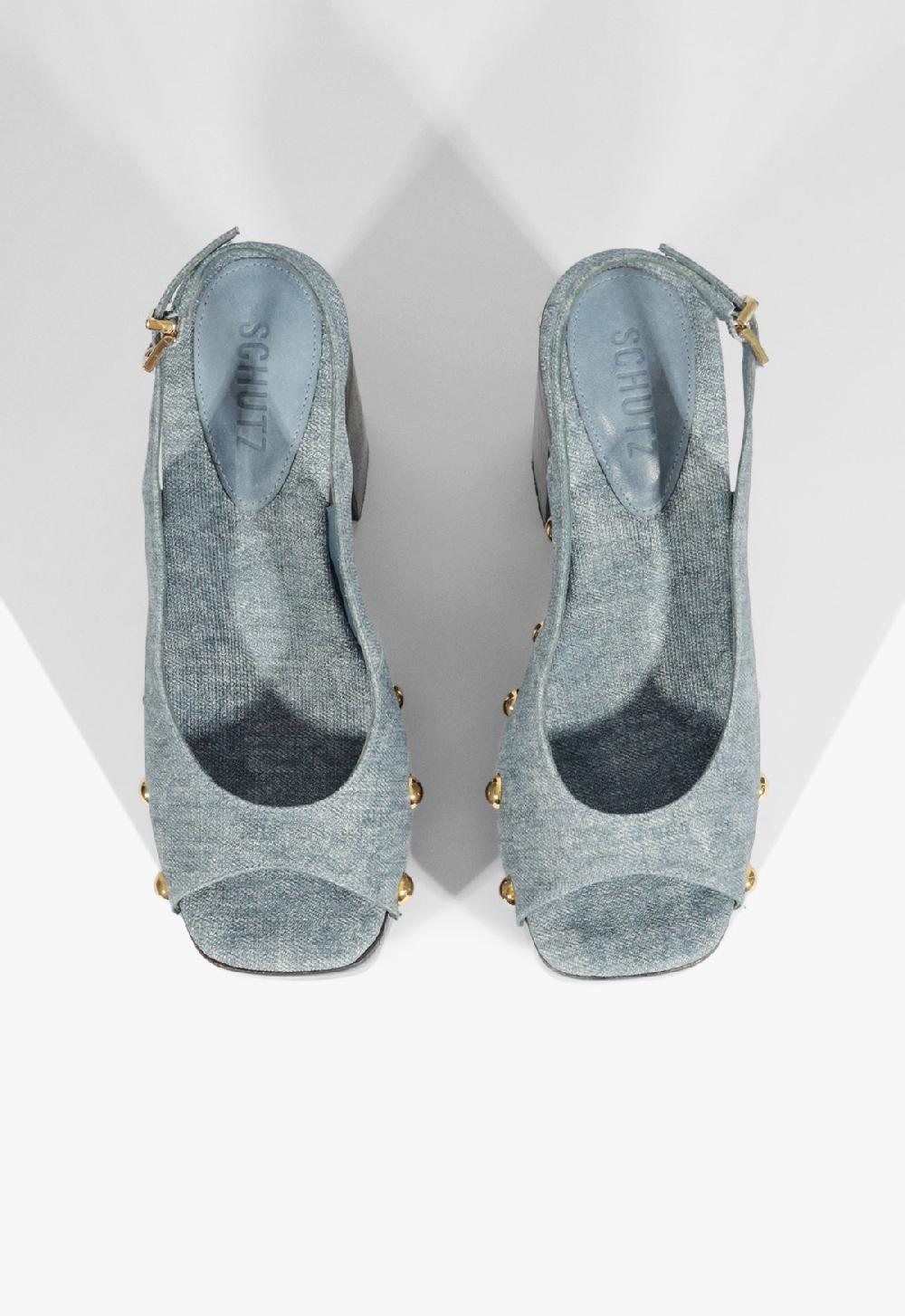 Schutz Rose Sling Leather Sandal