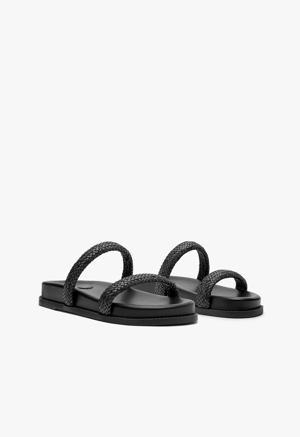 Schutz Ruby Black Sporty Sandal