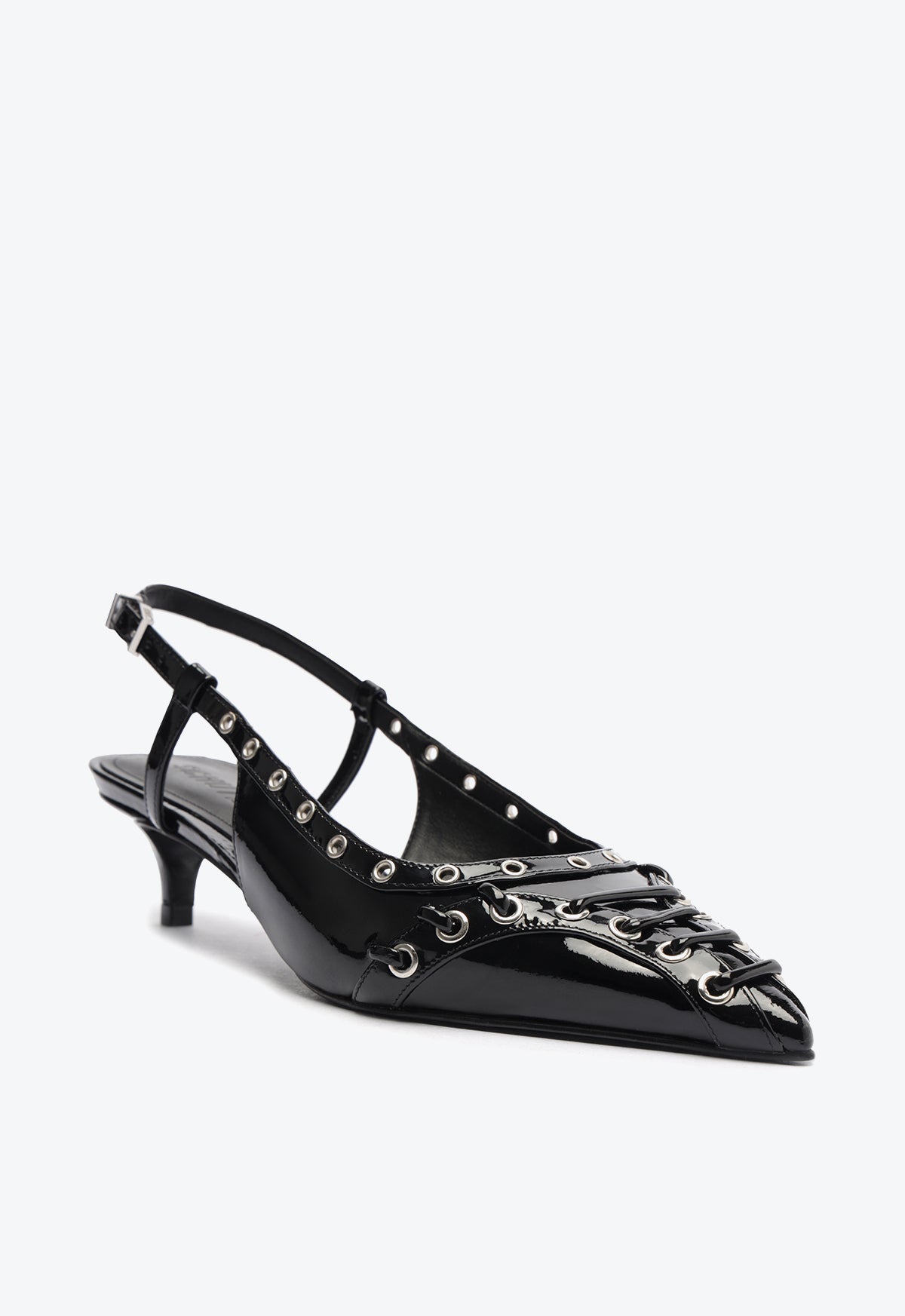 Schutz Ruth Mid Patent Leather Pump