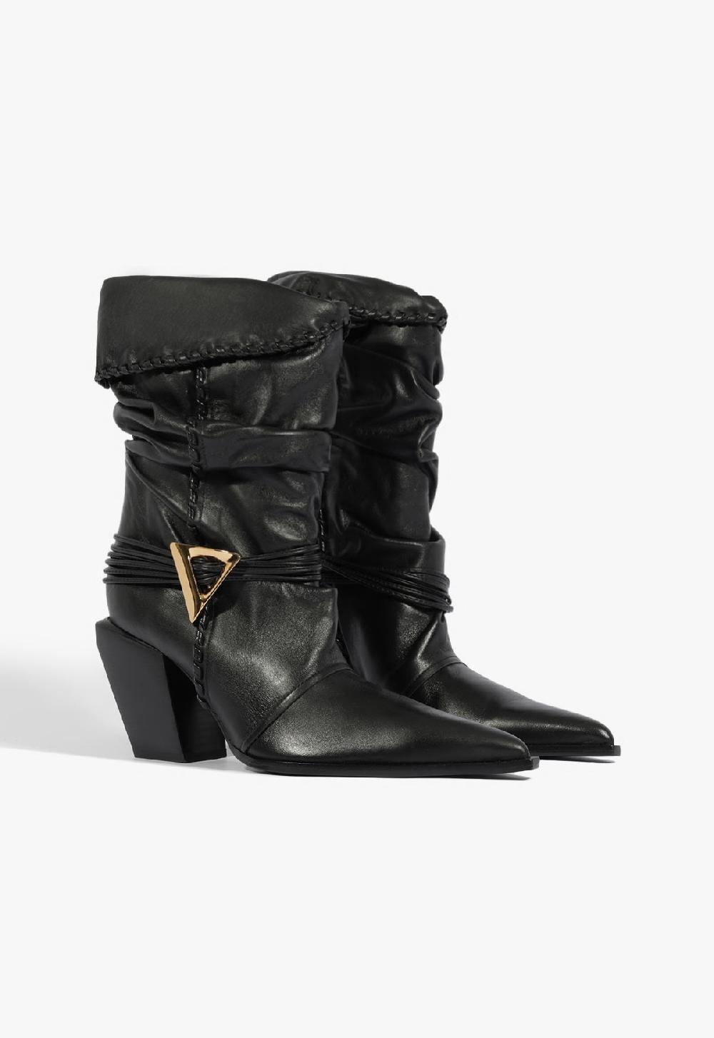 Schutz Sable Leather Bootie
