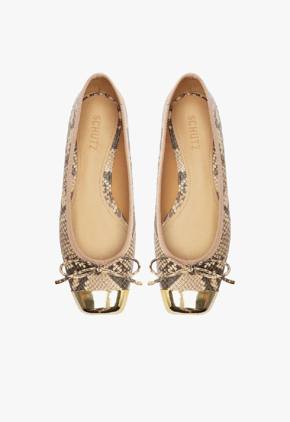 Schutz Sae Leather Flat