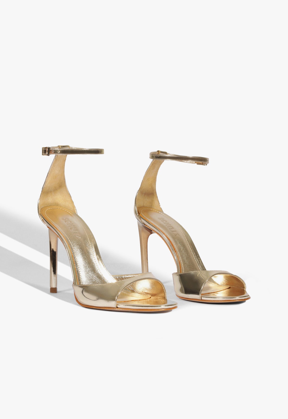 Schutz Scarlett Metallic Sandal