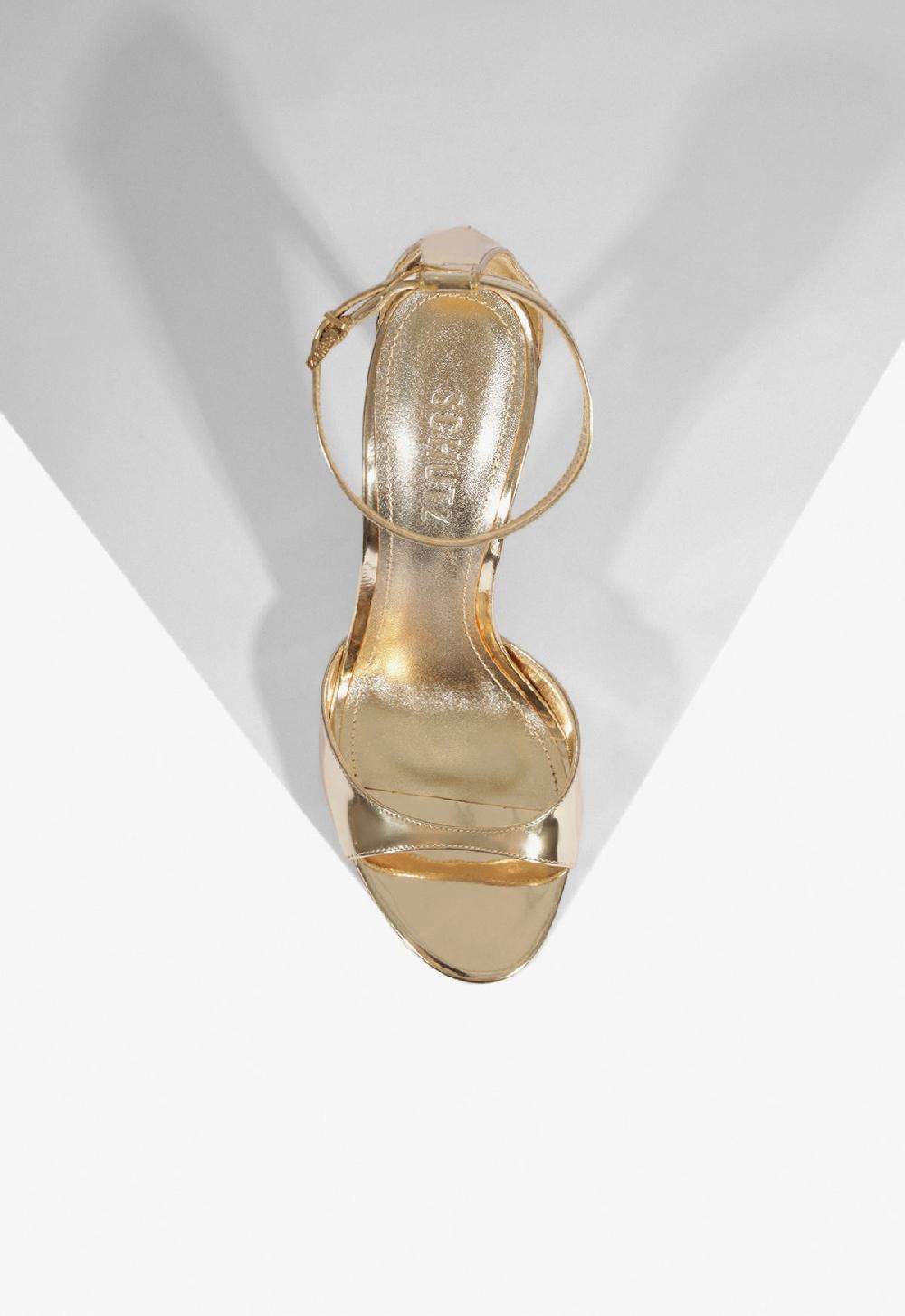 Schutz Scarlett Metallic Sandal