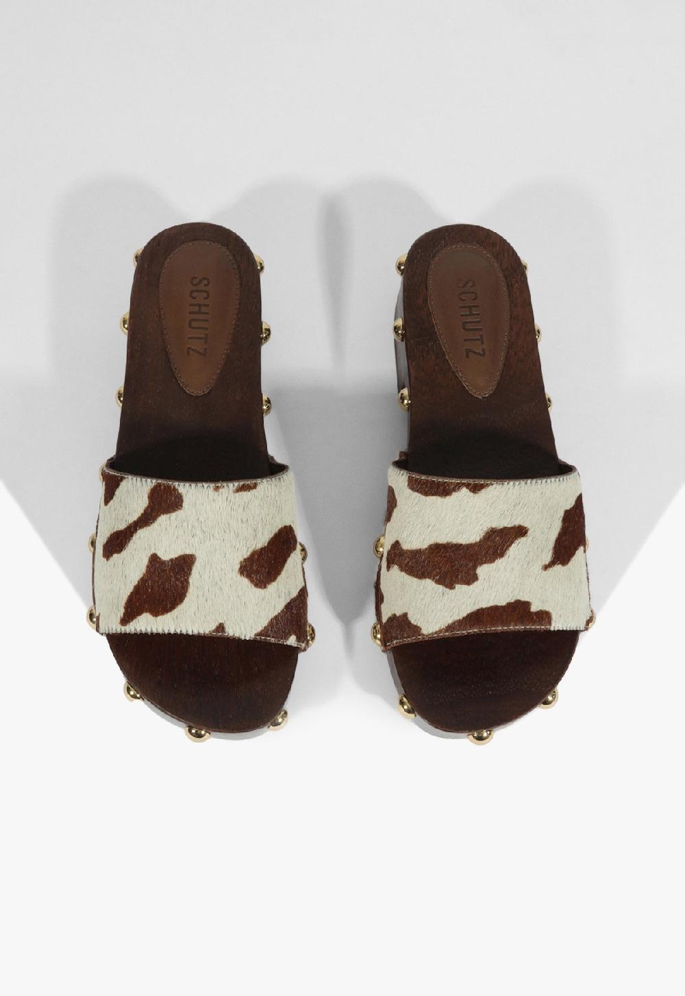 Schutz Shayla Calf Hair Sandal