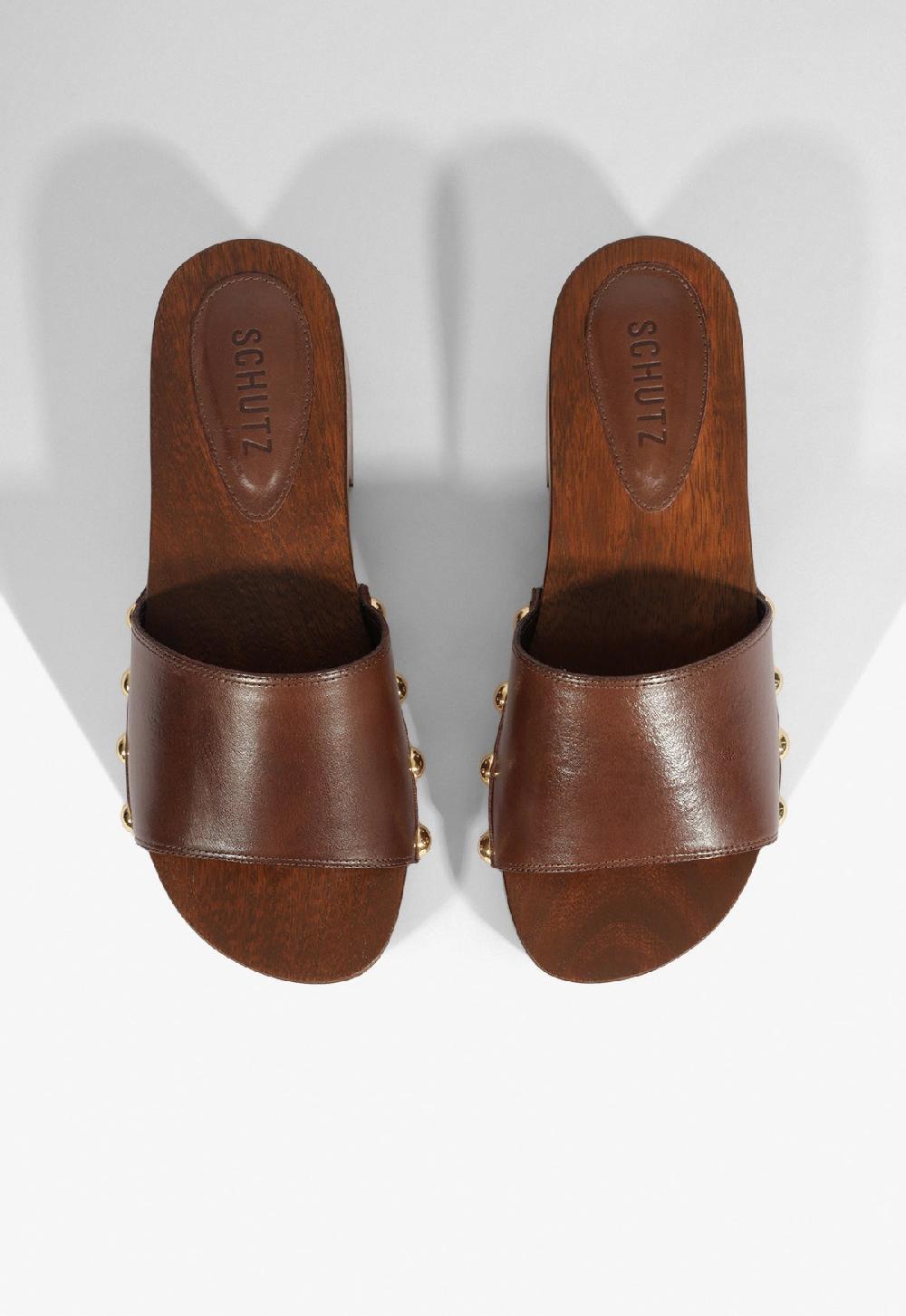 Schutz Shayla Leather Sandal