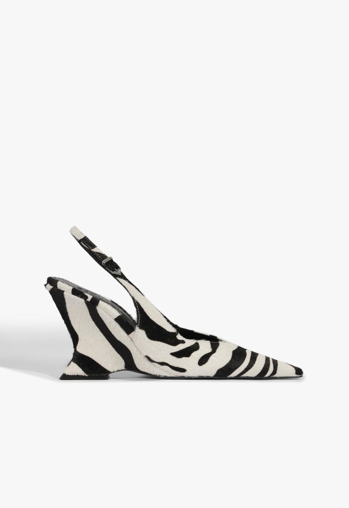 schutz Siena Buckle Calf Hair Pump