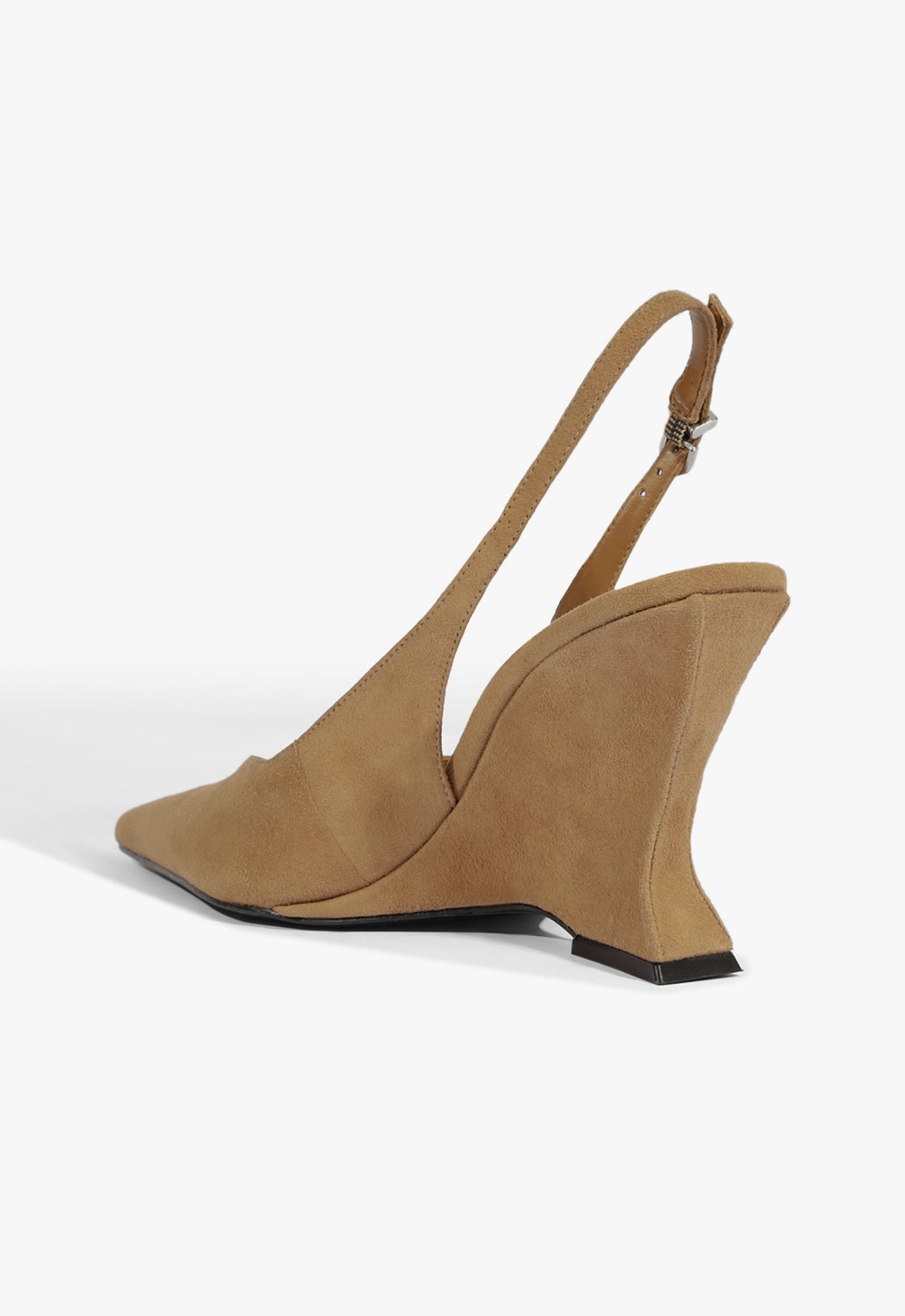 Schutz Siena Buckle Suede Pump