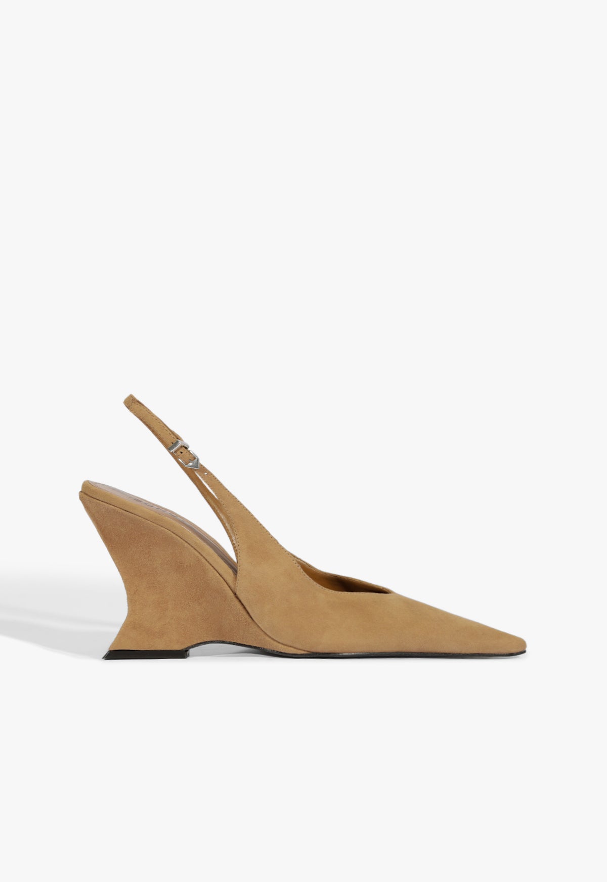 schutz Siena Buckle Suede Pump