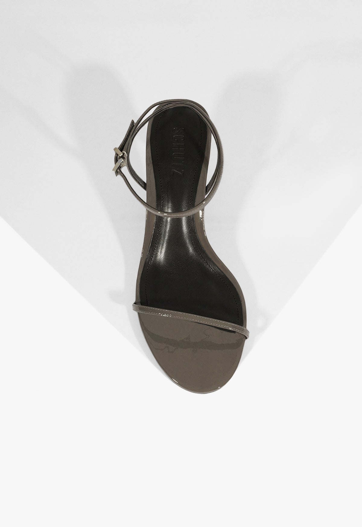 Schutz Siena Curve Mid Patent Sandal