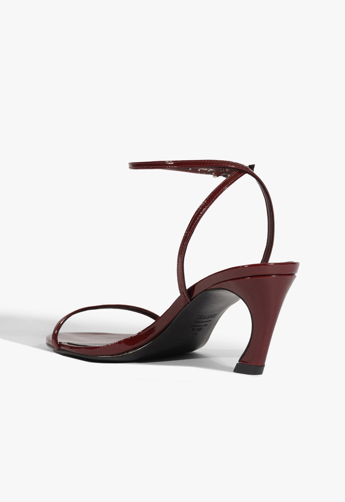 Schutz Siena Curve Mid Patent Sandal