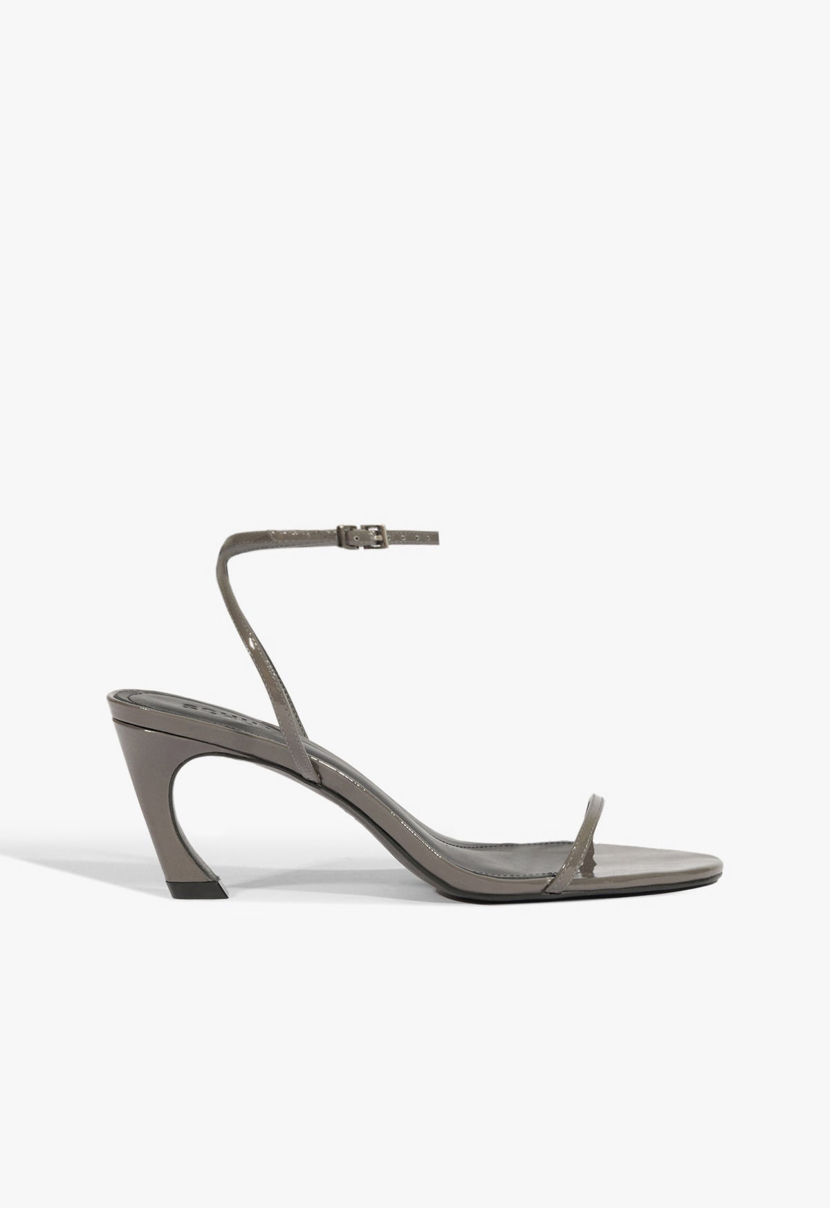 schutz Siena Curve Mid Patent Sandal