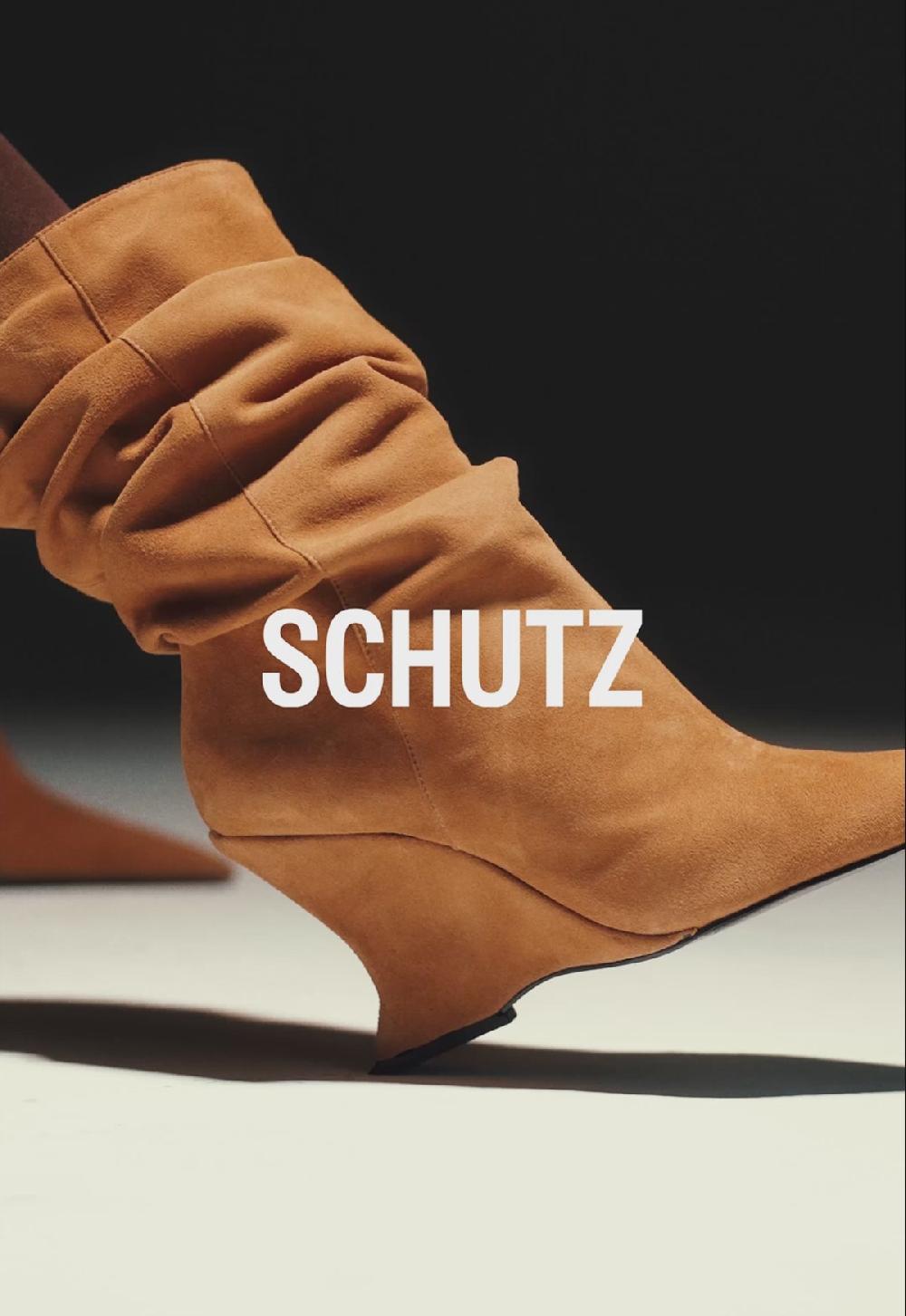 Schutz Siena Slouch Calf Hair Bootie