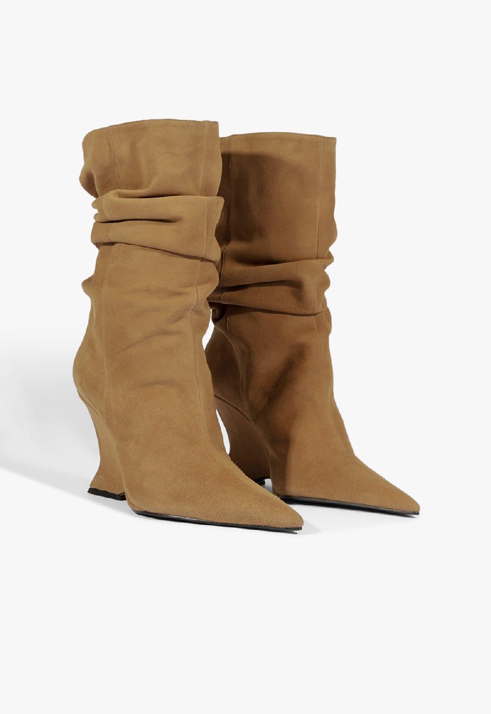 Schutz Siena Slouch Suede Bootie