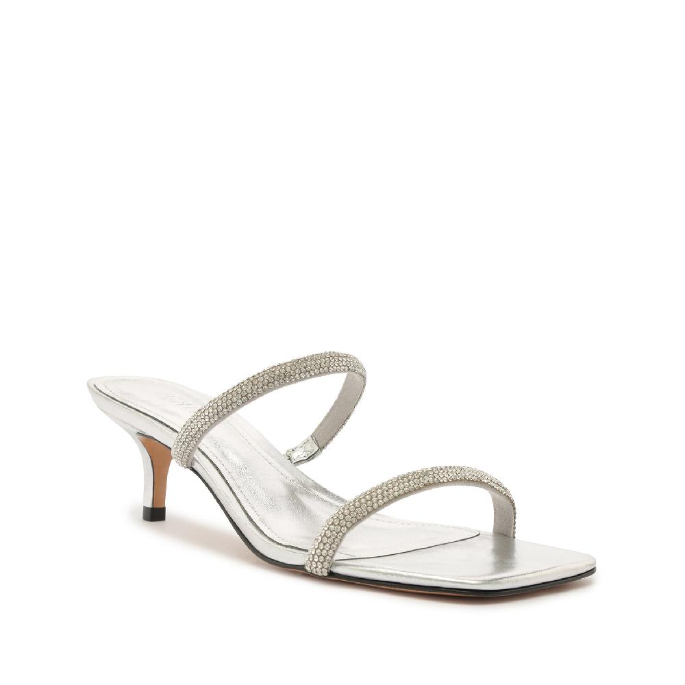 Schutz Taliah Square Leather Sandal