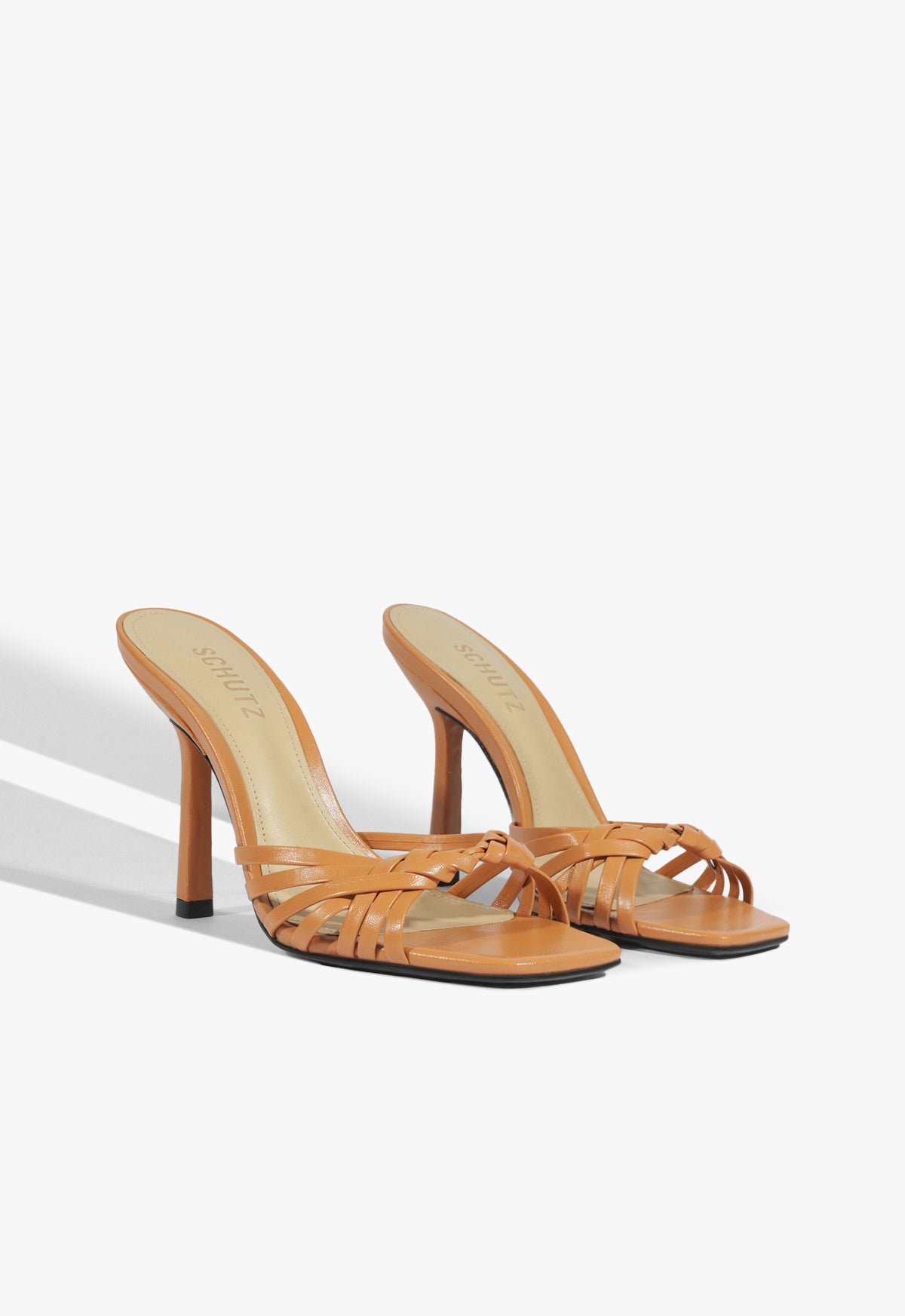 Schutz Tara Mule Leather Sandal
