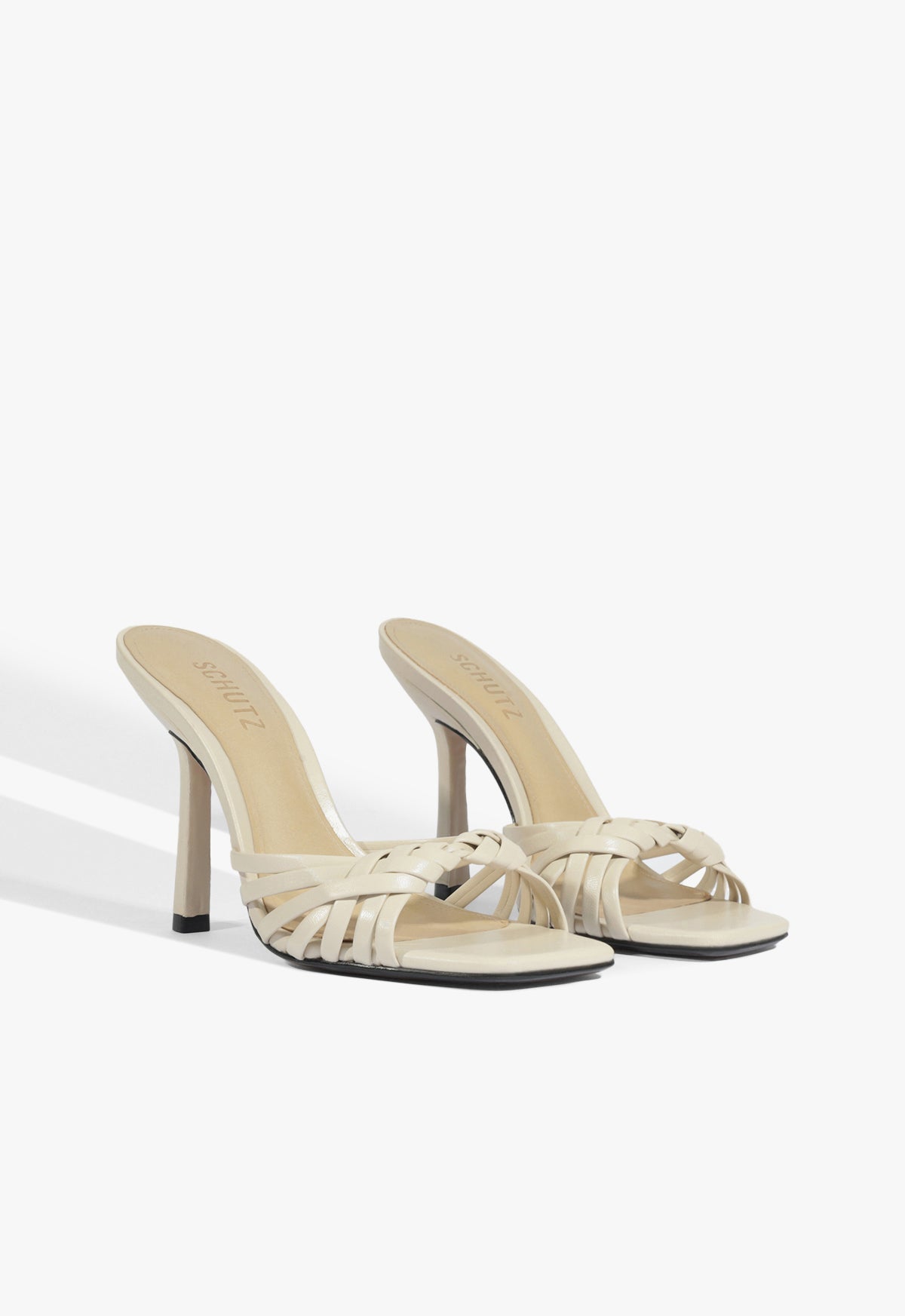Schutz Tara Mule Leather Sandal