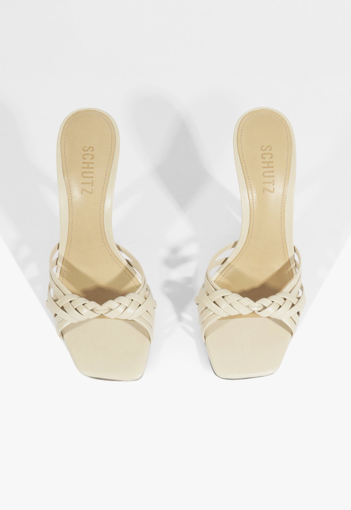 Schutz Tara Mule Leather Sandal