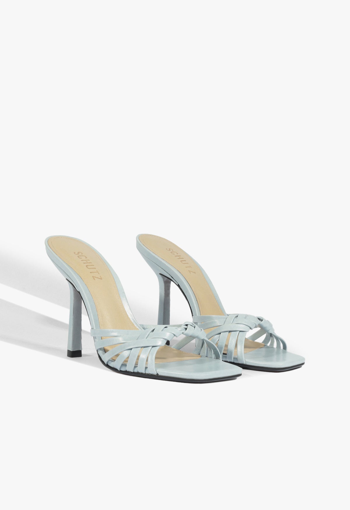 Schutz Tara Mule Leather Sandal