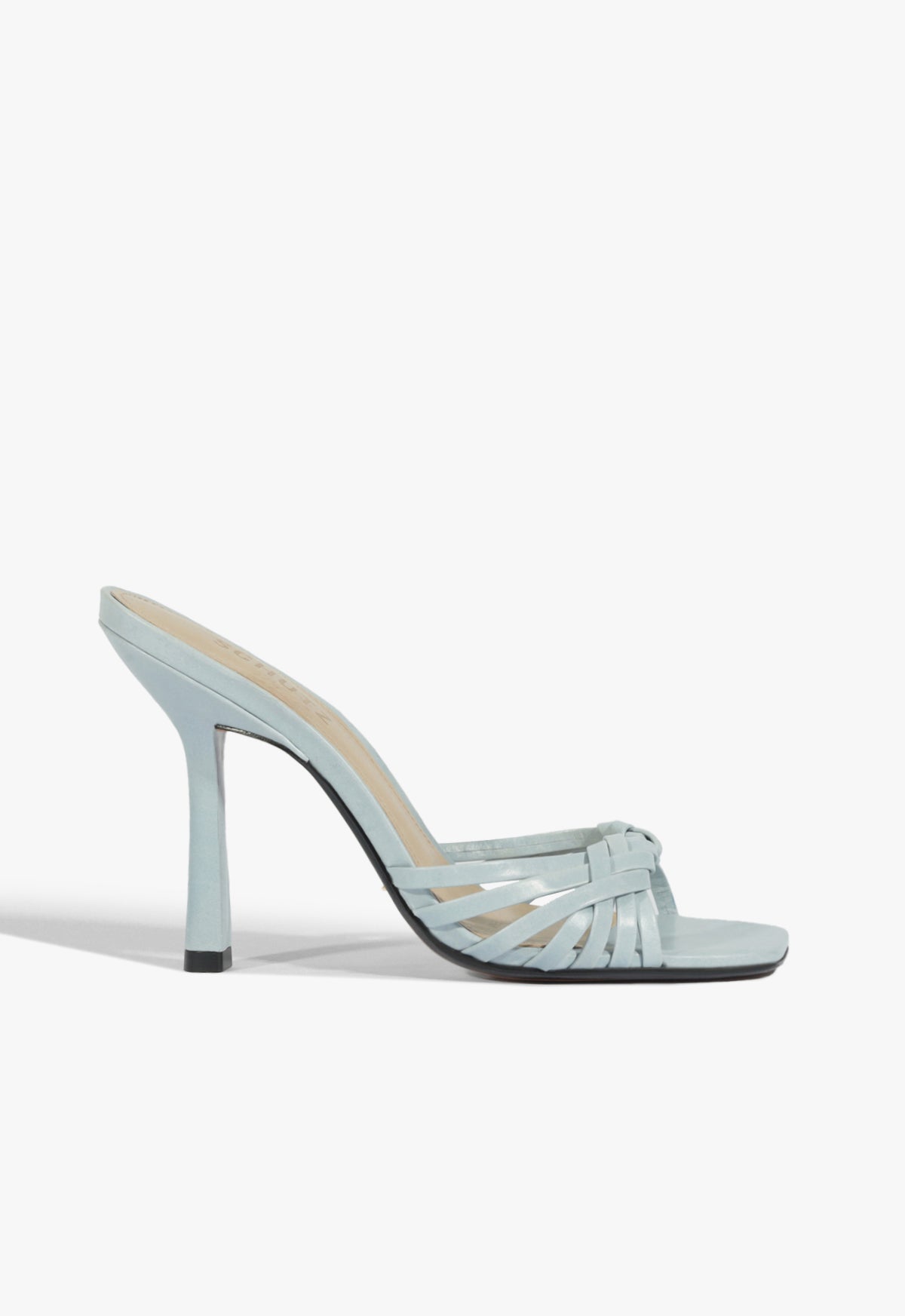 schutz Tara Mule Leather Sandal