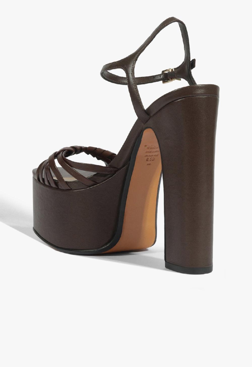 Schutz Tara Platform Leather Sandal