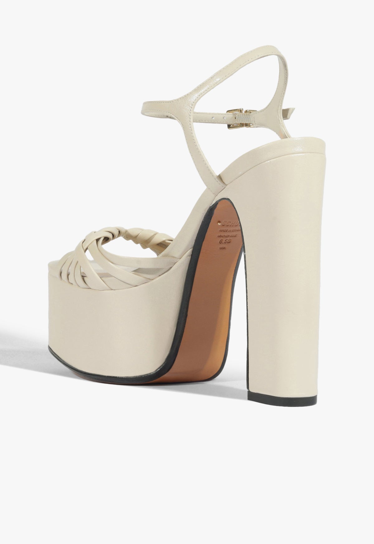 Schutz Tara Platform Leather Sandal