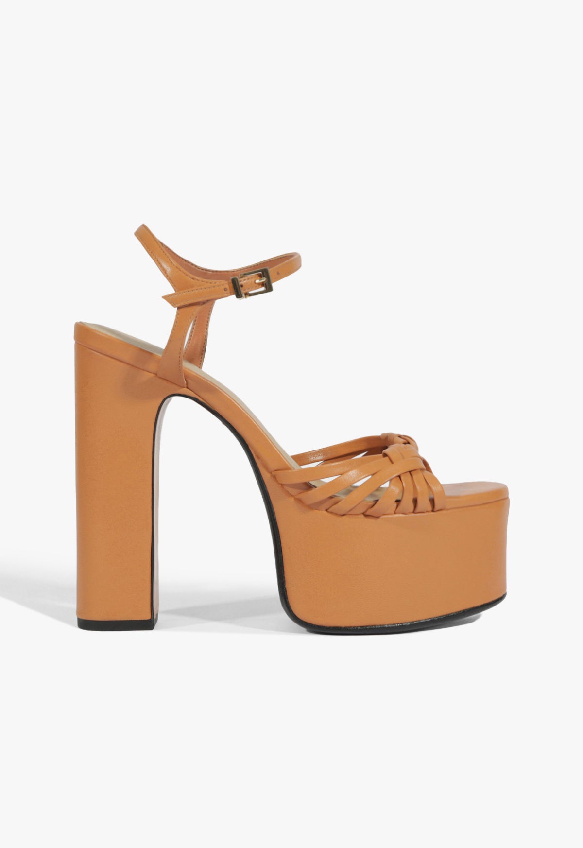 schutz Tara Platform Leather Sandal