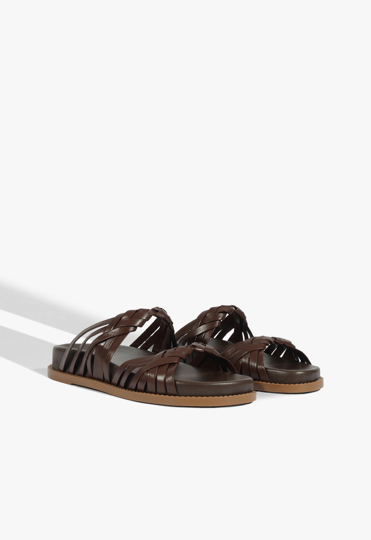 Schutz Tara Sporty Leather Sandal